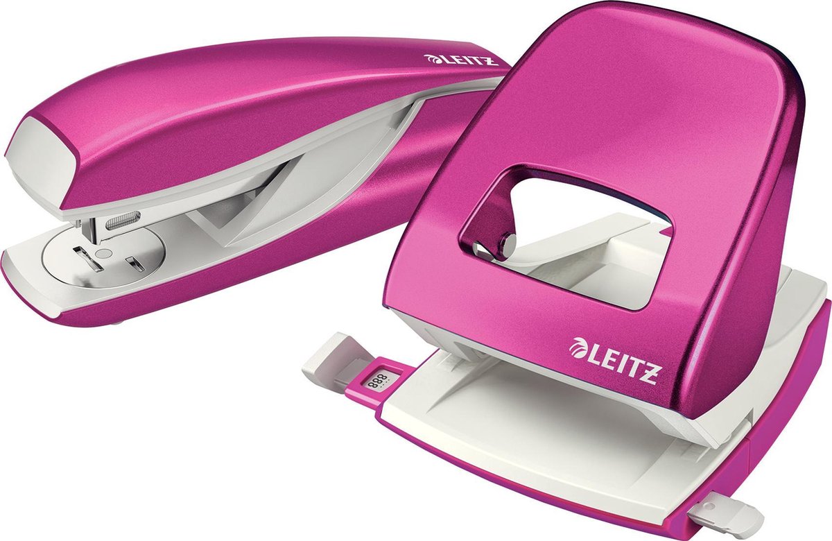 Leitz Nietmachine Wow 5502 Metallic - Roze