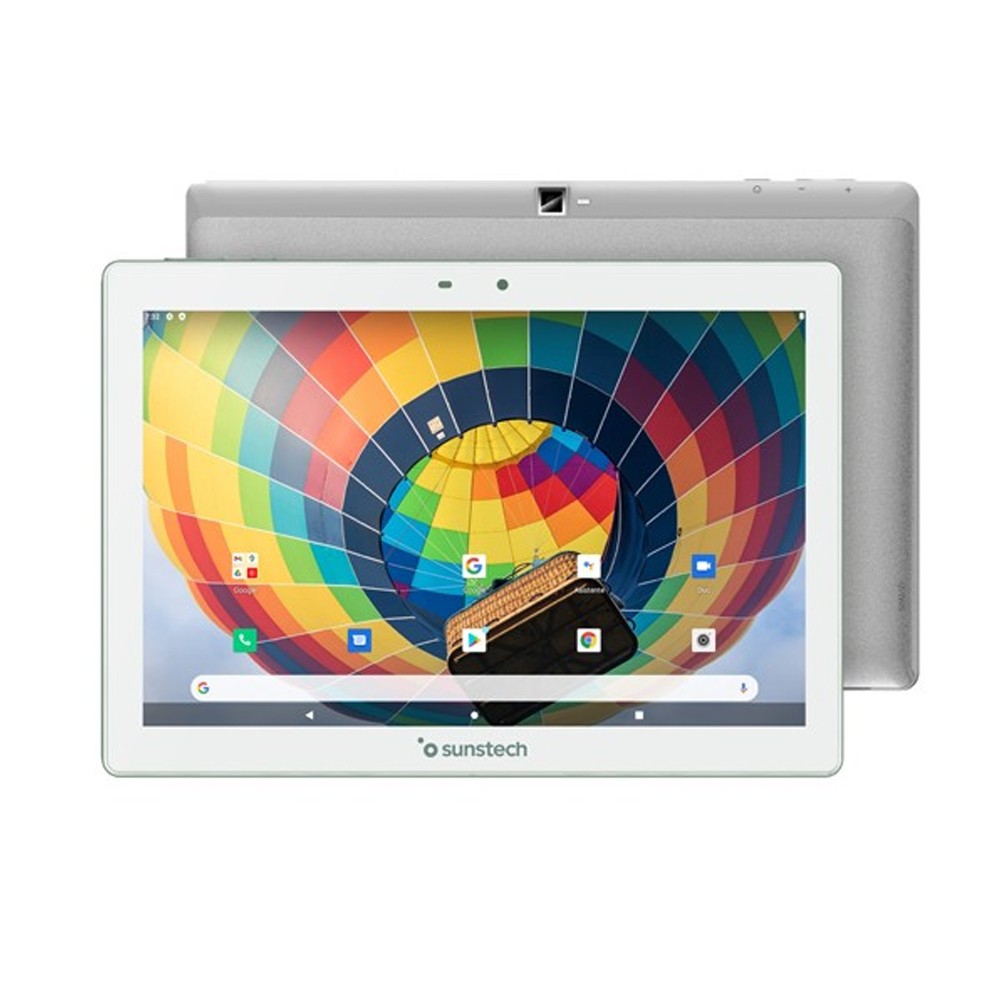 Tablet - Sunstech TAB1011, 10", Plata, 3GB, 64GB, Plata