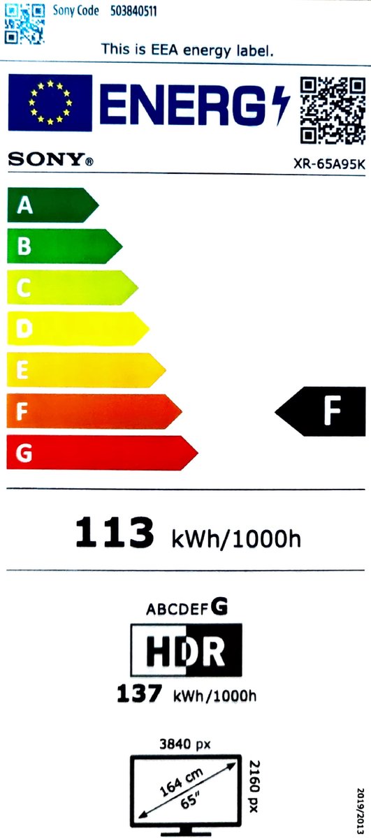 Sony TV OLED - Panasonic XR-65A95, 65 pulgadas, 4K Ultra HD, Android TV, HDR, Dolby Atmos - Zwart