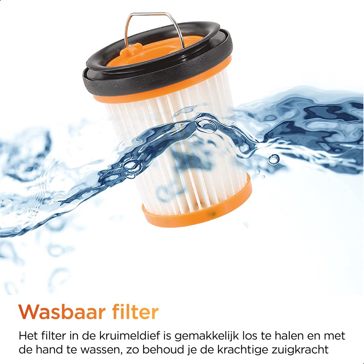 Shark Wv270eu Kruimeldief - Snoerloos - Krachtigere Zuigkracht - Incl. Opzetstukken - Blauw