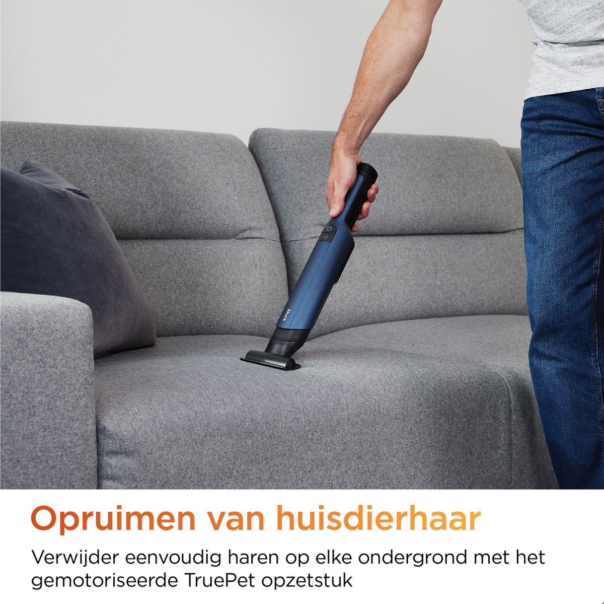 Shark Wv270eu Kruimeldief - Snoerloos - Krachtigere Zuigkracht - Incl. Opzetstukken - Blauw
