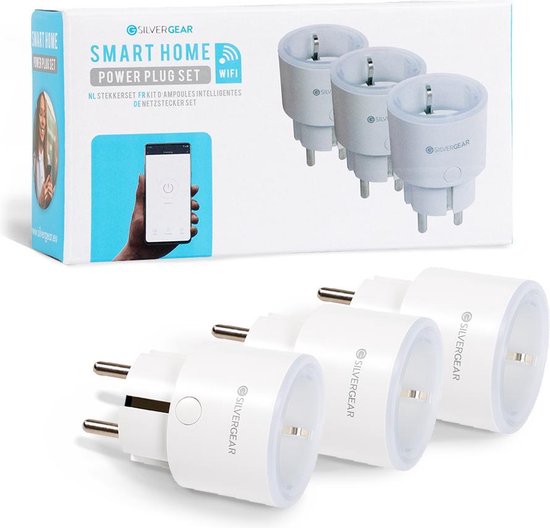 Silvergear Smart Powerplug 3-Pack - Wit