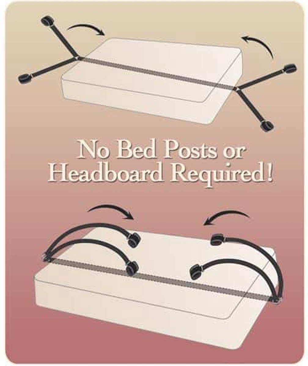 Fetish Fantasies Bed Bondage Set - Zwart