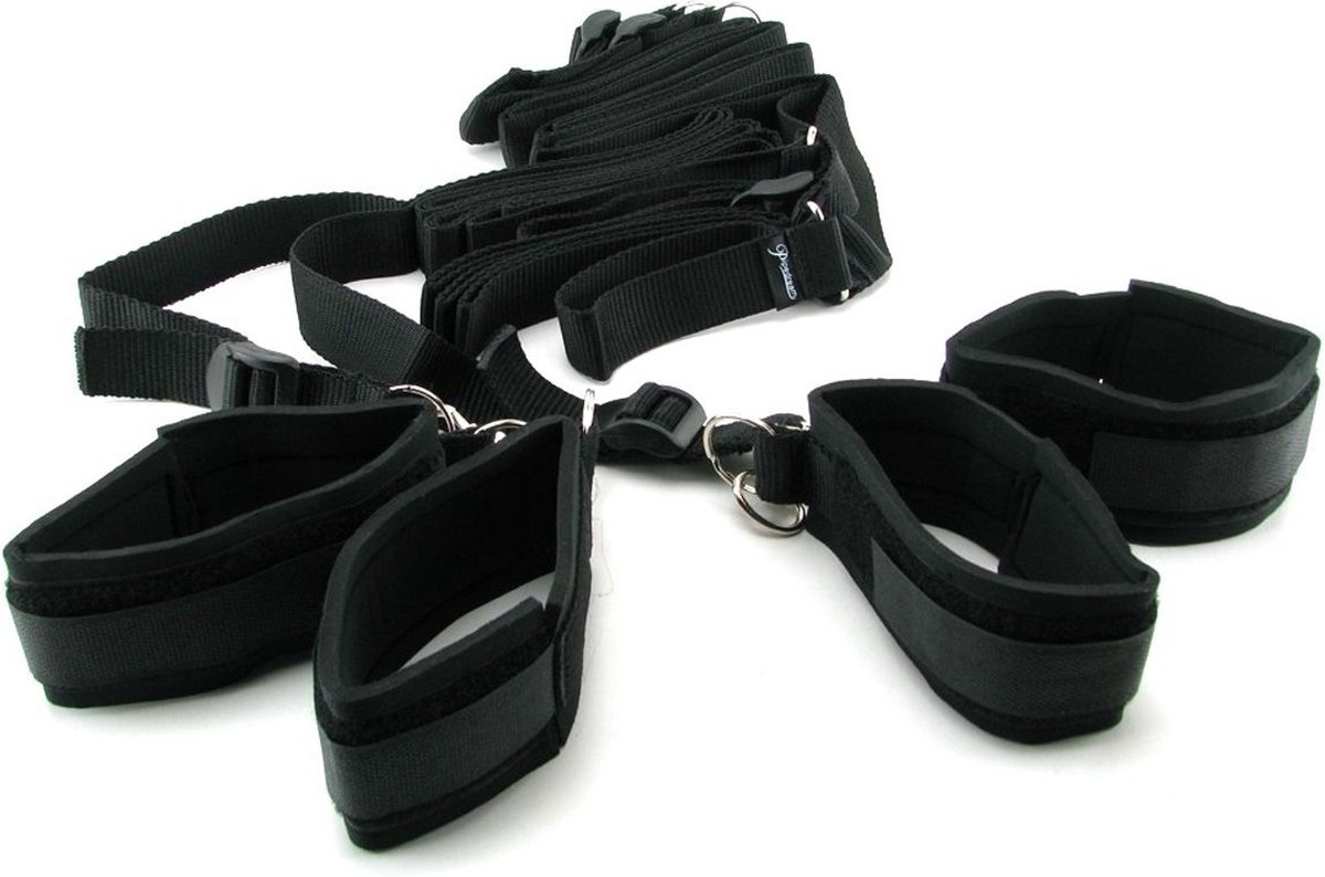 Fetish Fantasies Bed Bondage Set - Zwart
