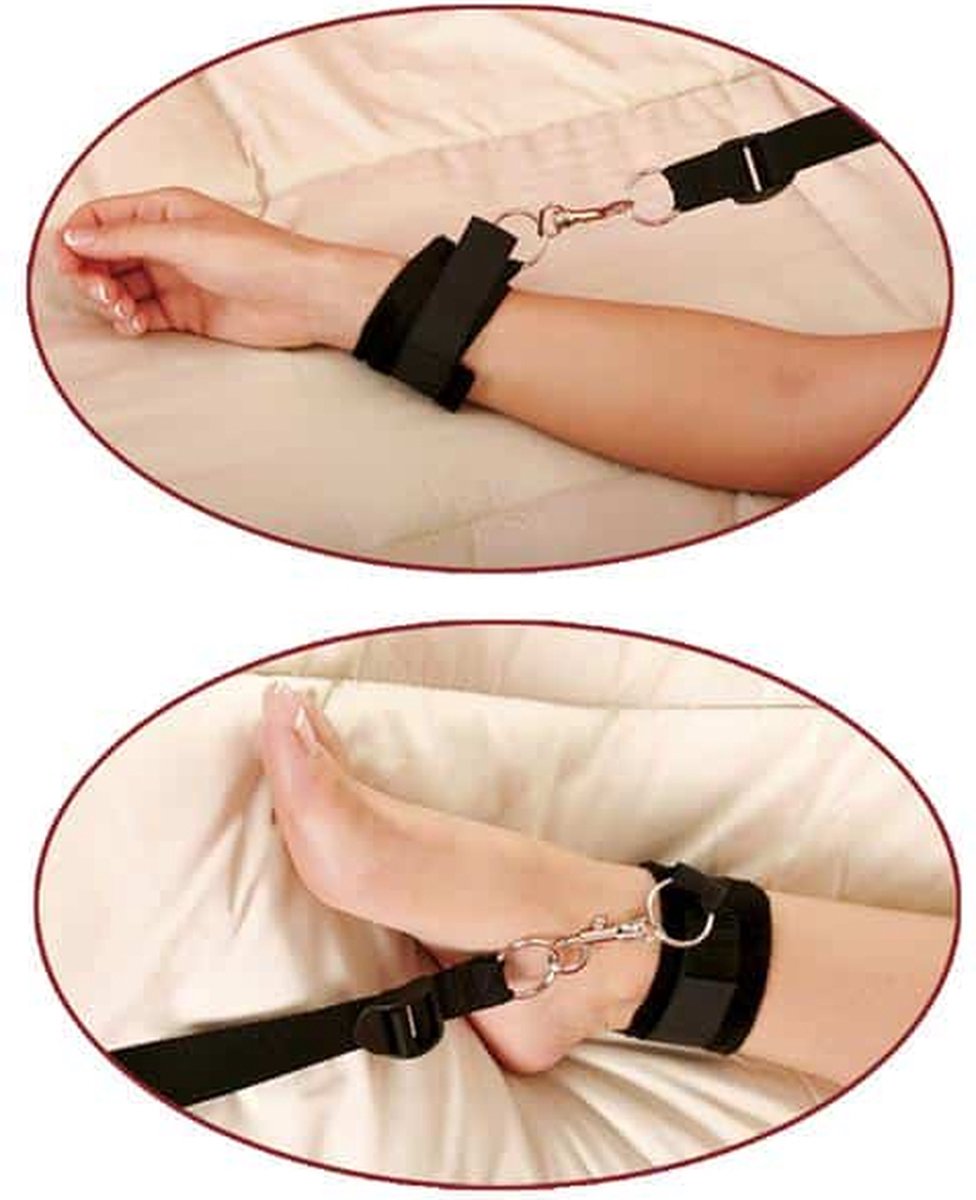 Fetish Fantasies Bed Bondage Set - Zwart