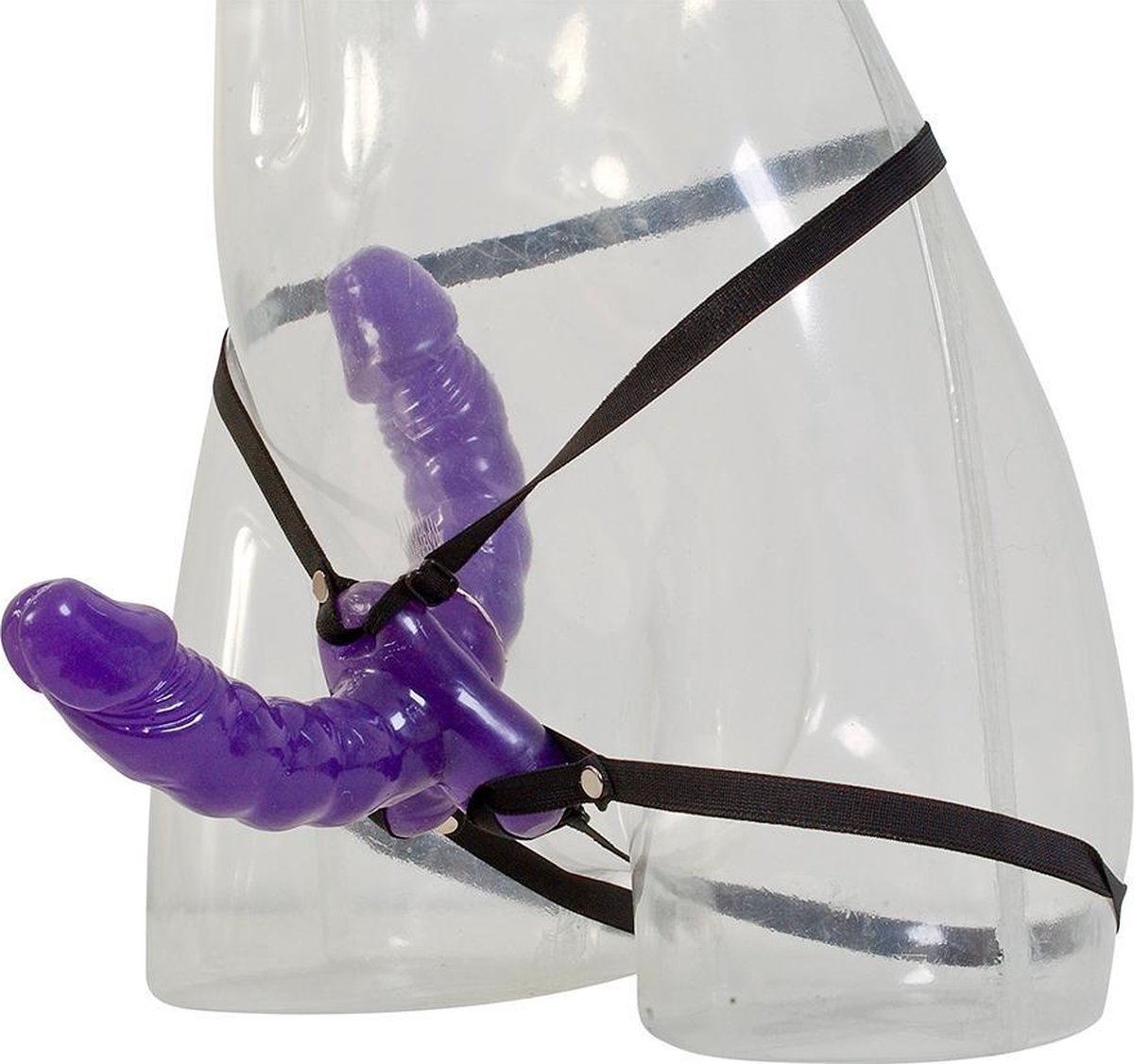 Fetish Fantasies Dubbele Strap-On dildo - Paars