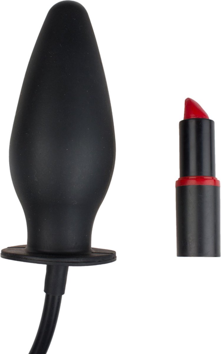 Anal Fantasy Opblaasbare Buttplug - Zwart