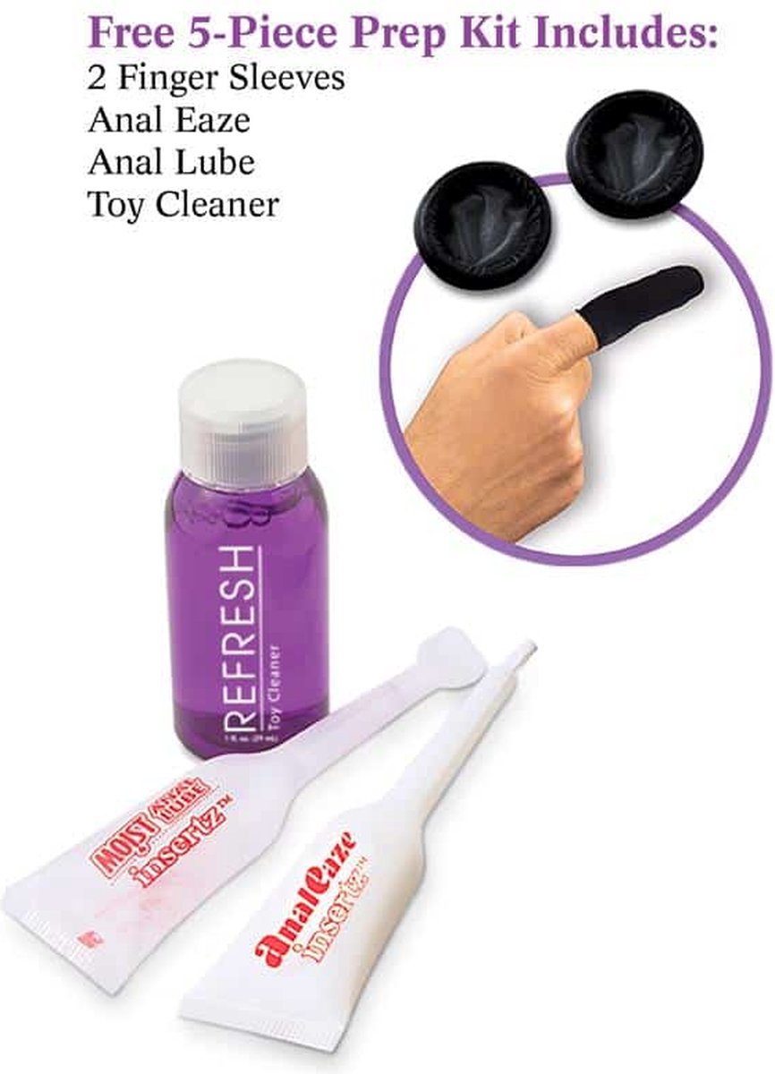 Anal Fantasy Opblaasbare Buttplug - Zwart