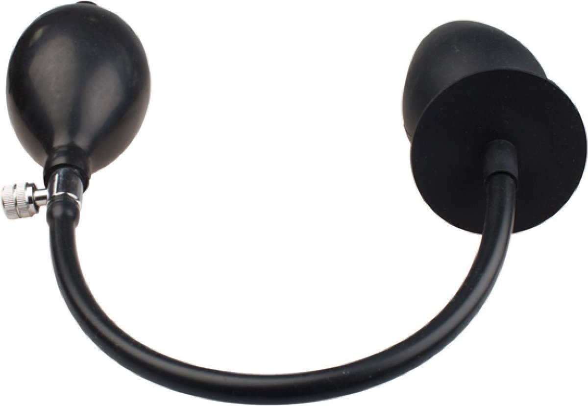 Anal Fantasy Opblaasbare Buttplug - Zwart