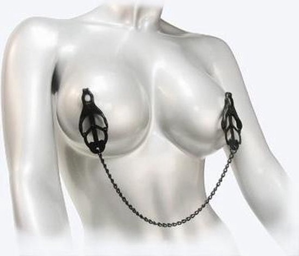 Master Series Monarch Noir Nipple Vice tepelklemmen - Zwart