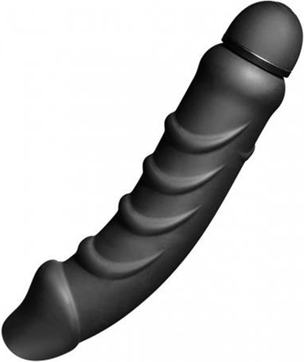 Tom of Finland Siliconen Prostaat Vibrator 5 Vibraties - Zwart