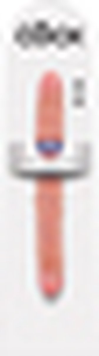 King Cock Huidkleurige dubbele dildo - 31 cm - Beige