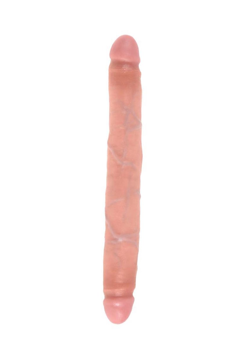 King Cock Huidkleurige dubbele dildo - 31 cm - Beige