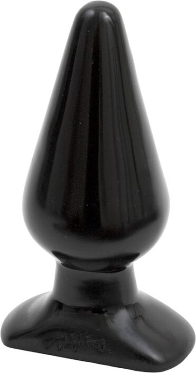 The Classics e Classic grote buttplug - Zwart
