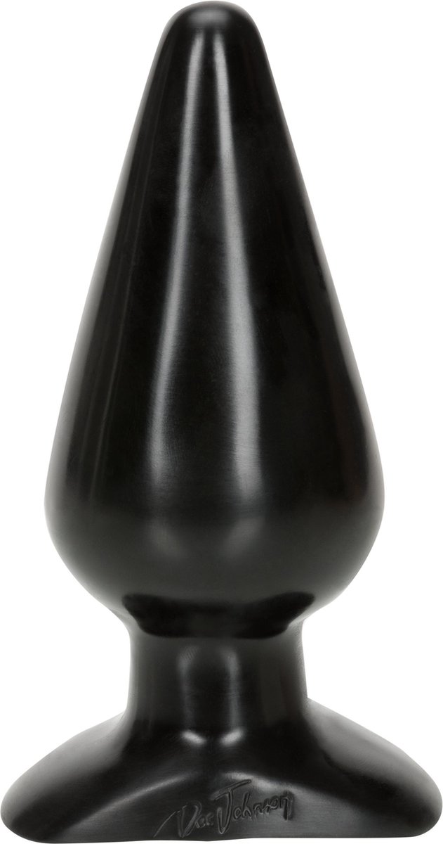 The Classics e Classic grote buttplug - Zwart