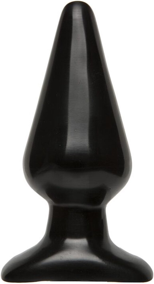 The Classics e Classic grote buttplug - Zwart