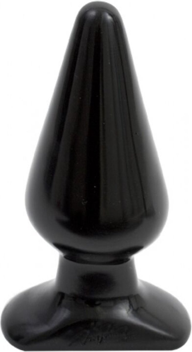 The Classics e Classic grote buttplug - Zwart