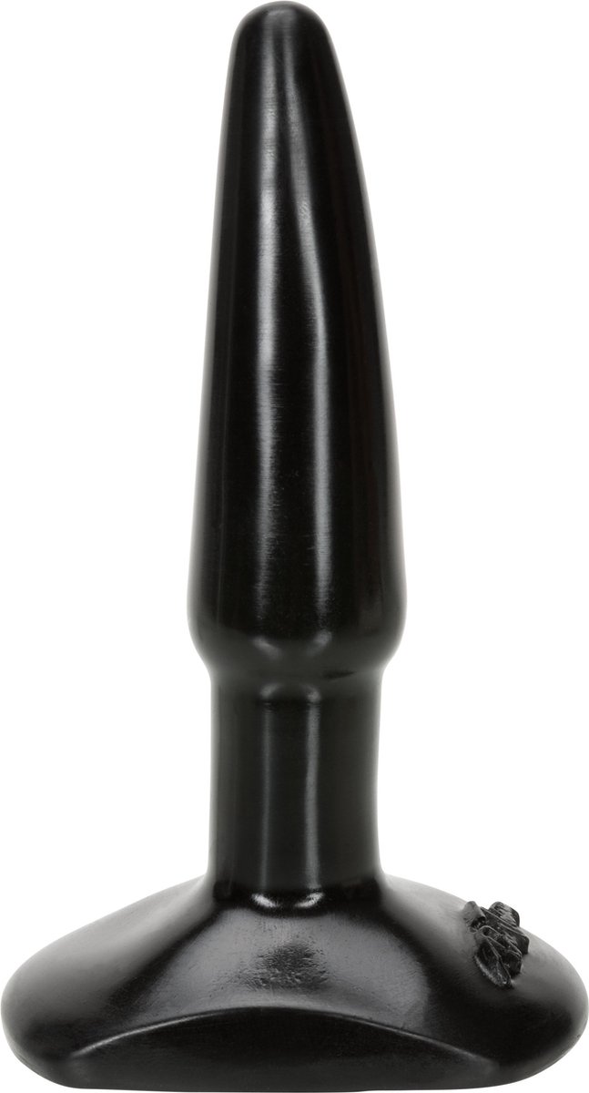 The Classics e kleine Classic Buttplug Smooth - Zwart