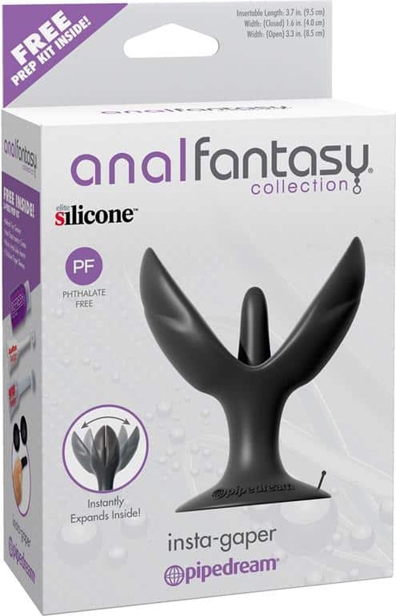 Anal Fantasy Insta-Gaper - Zwart