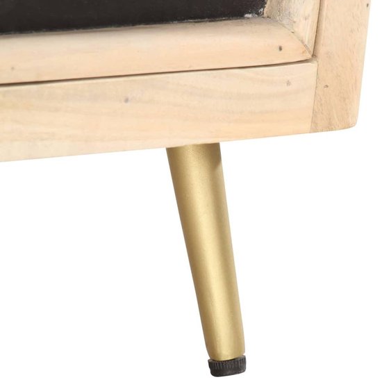 Vidaxl Nachtkastje 40x30x50 Cm Massief Mangohout - Bruin