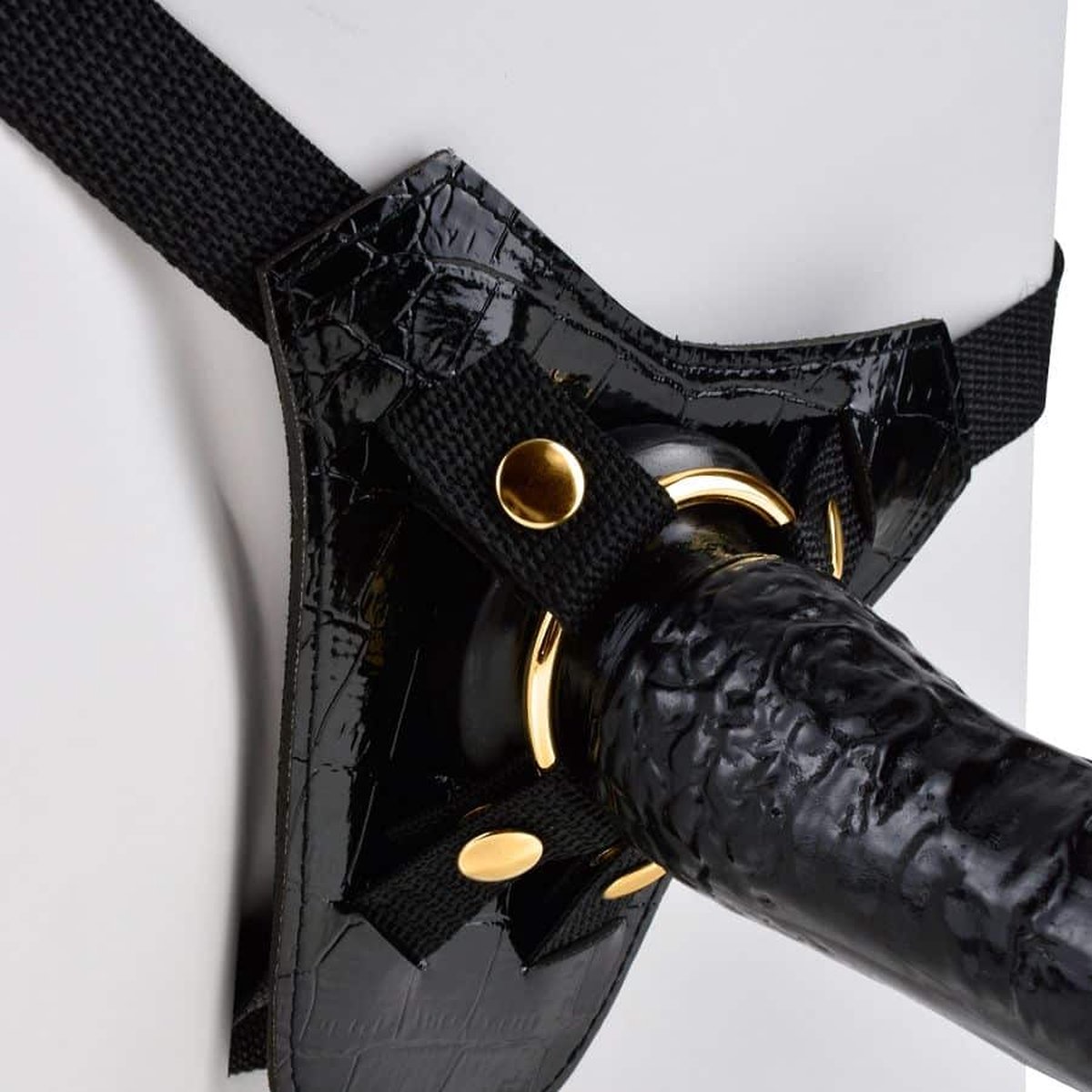 Fetish Fantasies Gold Designer Strap-On - Zwart