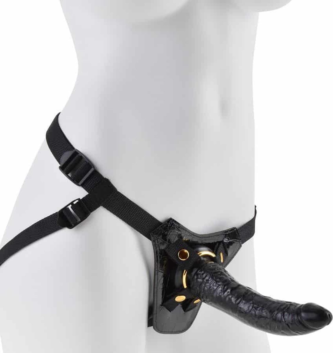 Fetish Fantasies Gold Designer Strap-On - Zwart