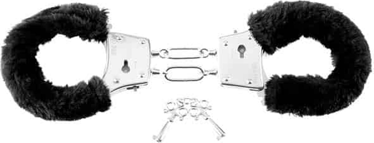 Fetish Fantasies Beginner's Furry Cuffs - Silver