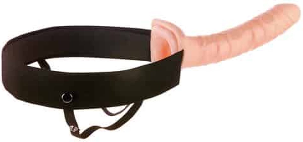 Fetish Fantasies 10" Holle Strap-On - Beige