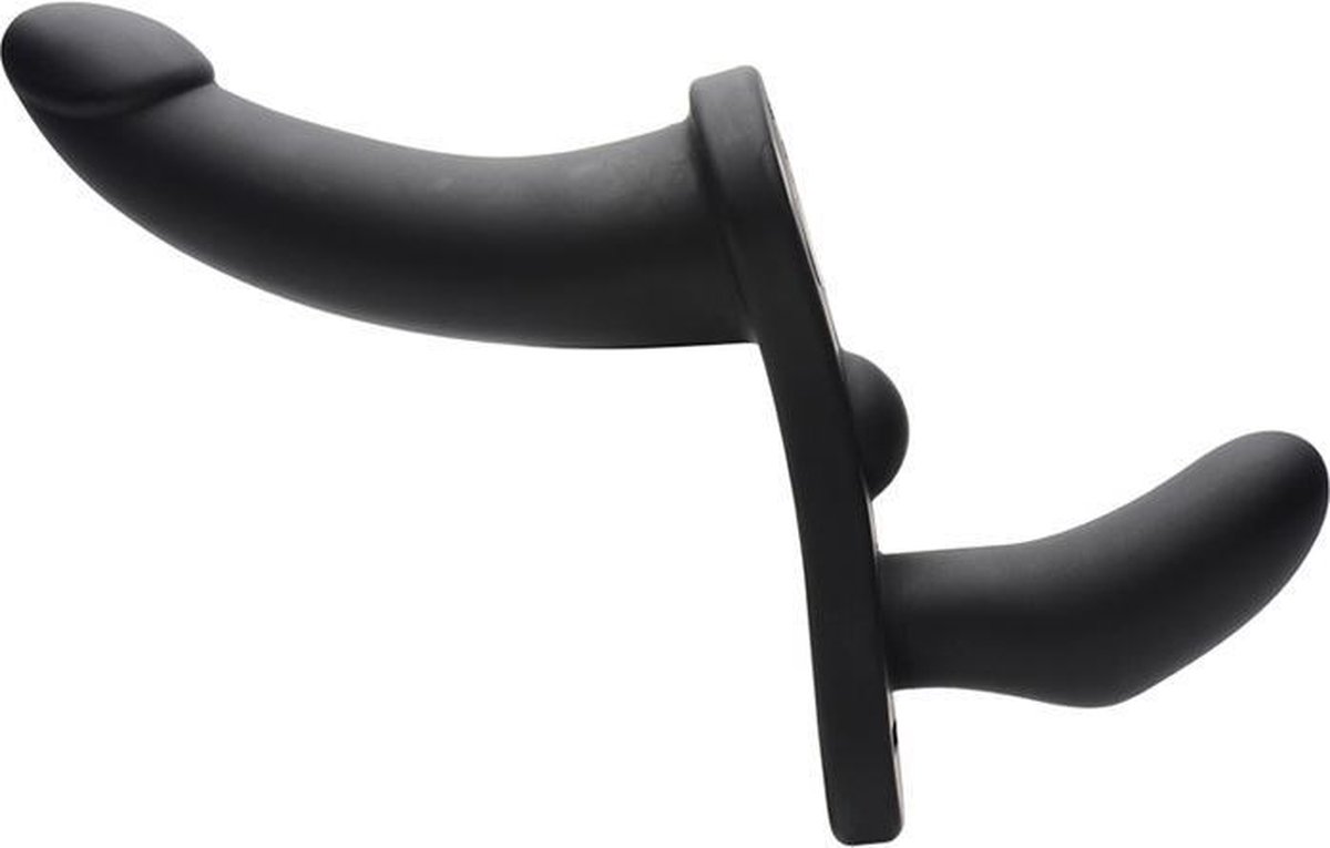 Strap U Double Take - Dubbele Vibrerende Strap-On - - Zwart