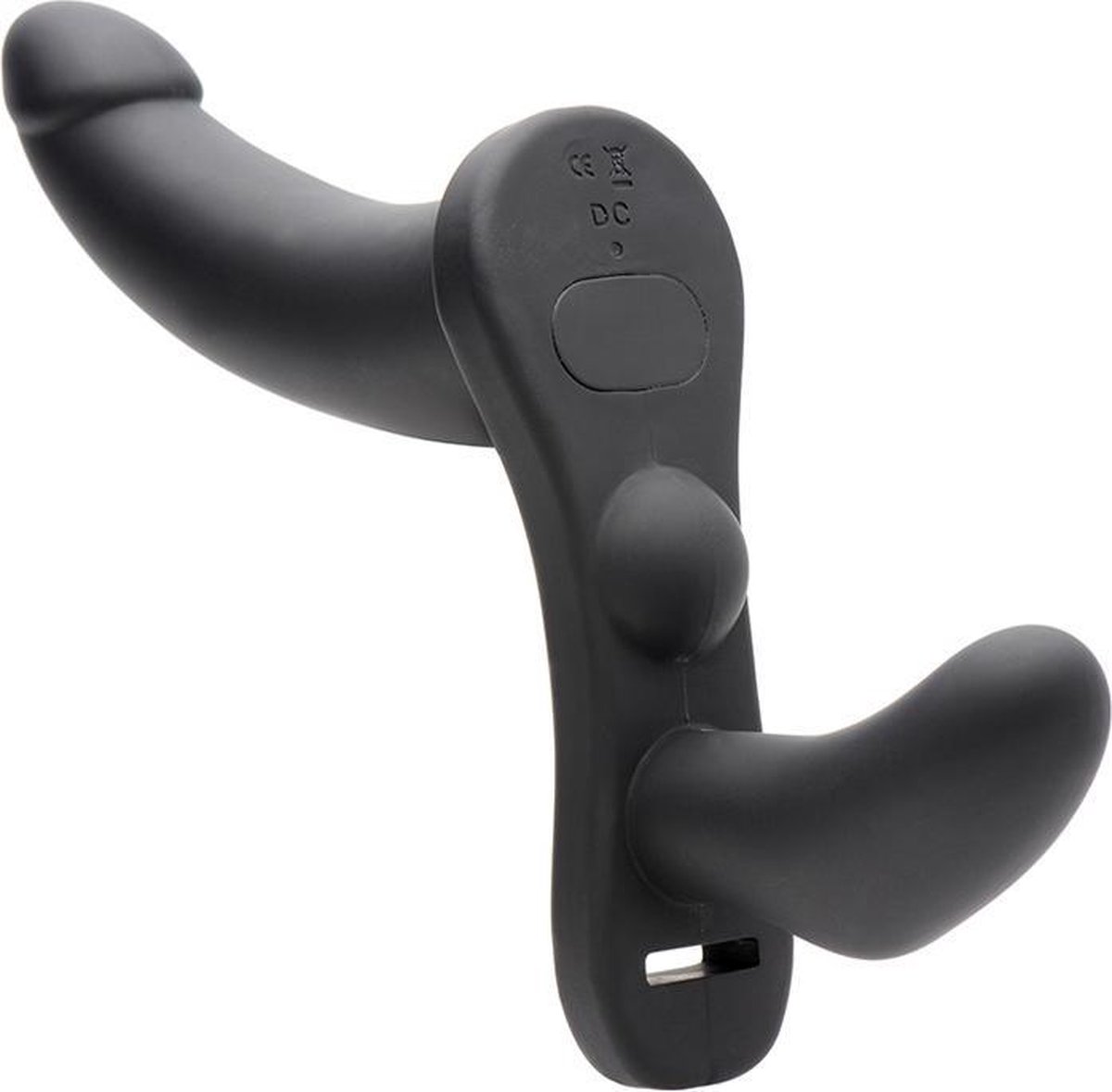 Strap U Double Take - Dubbele Vibrerende Strap-On - - Zwart