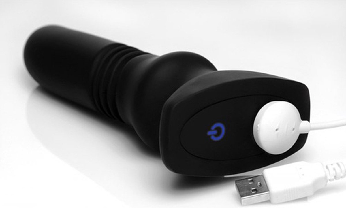 Thunder Plugs Thunderplug Stotende & Vibrerende Prostaat Vibrator - Zwart