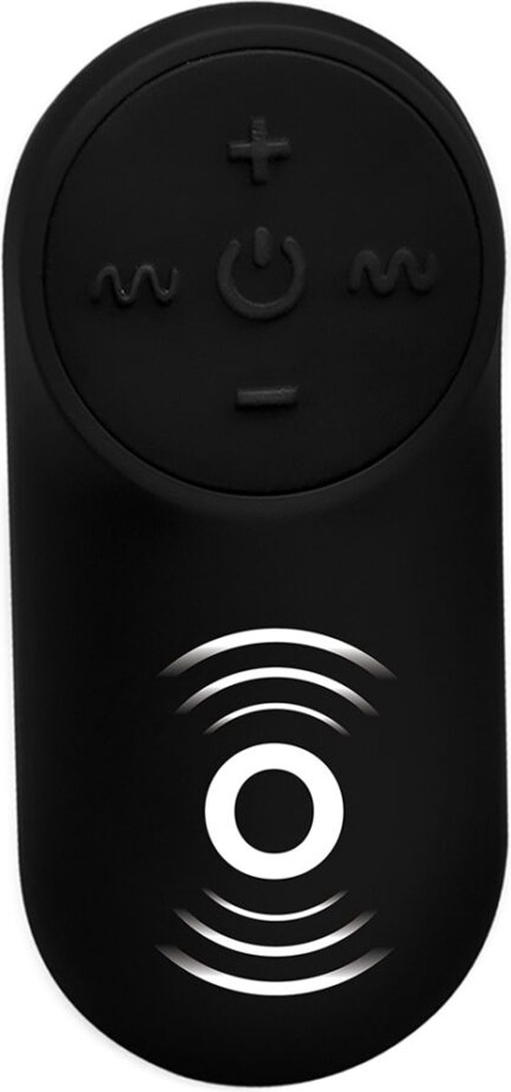 Under Control Prostaat Vibrator en Cockring met Afstandsbediening - Zwart