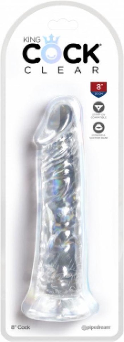 King Cock Realistische Dildo - Clear 8