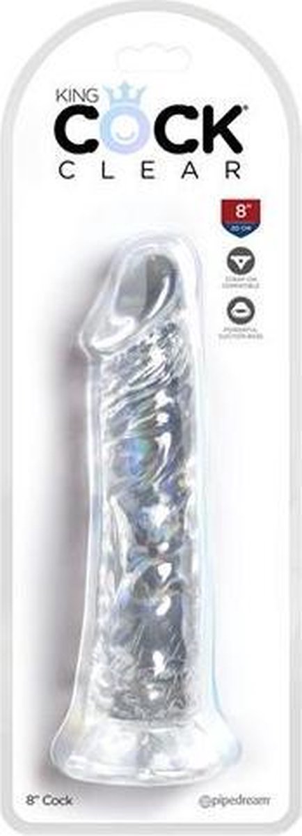 King Cock Realistische Dildo - Clear 8