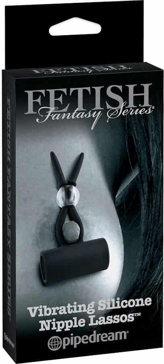 Fetish Fantasies Limited Edition Vibrerende Tepel-Lasso - Zwart