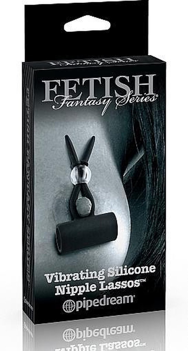 Fetish Fantasies Limited Edition Vibrerende Tepel-Lasso - Zwart