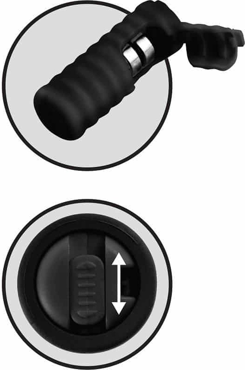 Fetish Fantasies Limited Edition Vibrerende Tepel-Lasso - Zwart