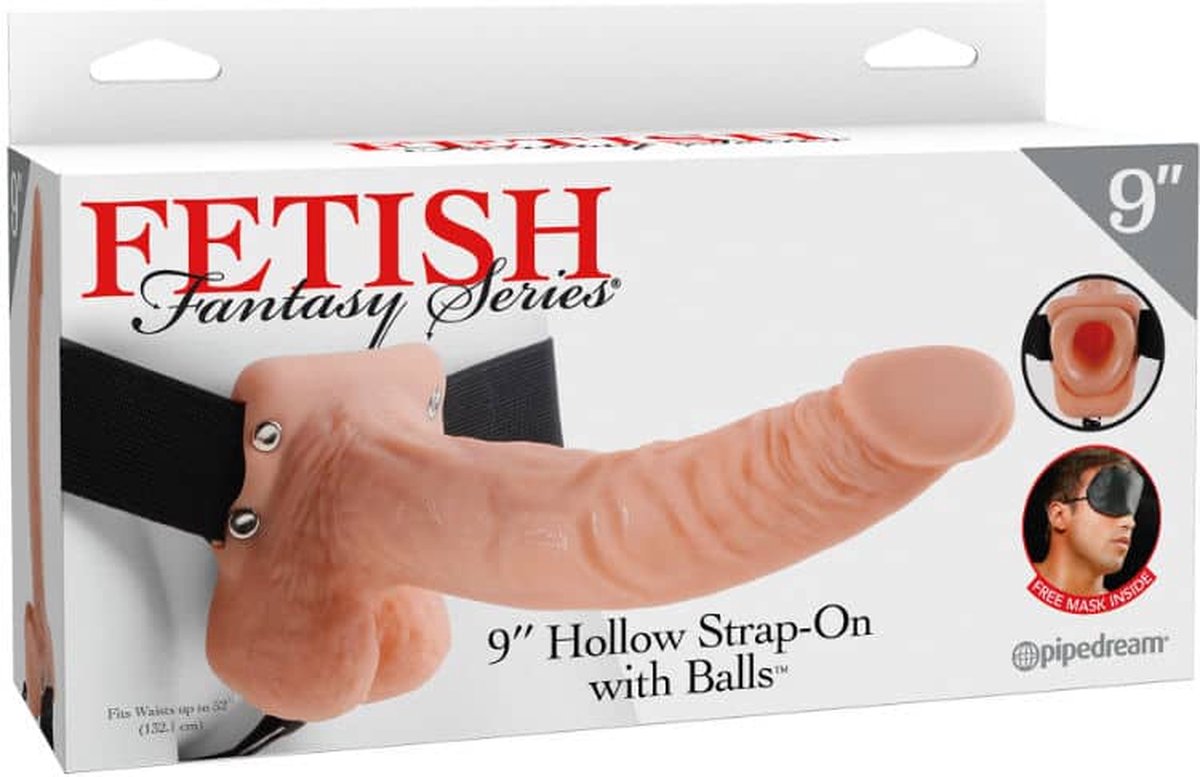 Fetish Fantasies Holle Strap-on Dildo - 24 cm - Beige