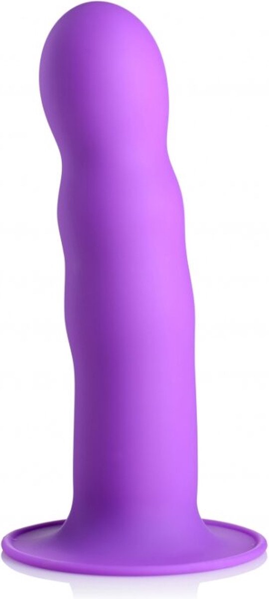 Squeeze-It Wavy Dildo - - Paars