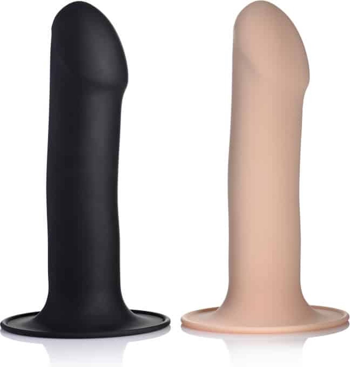 Squeeze-It Phallic Dildo - - Zwart