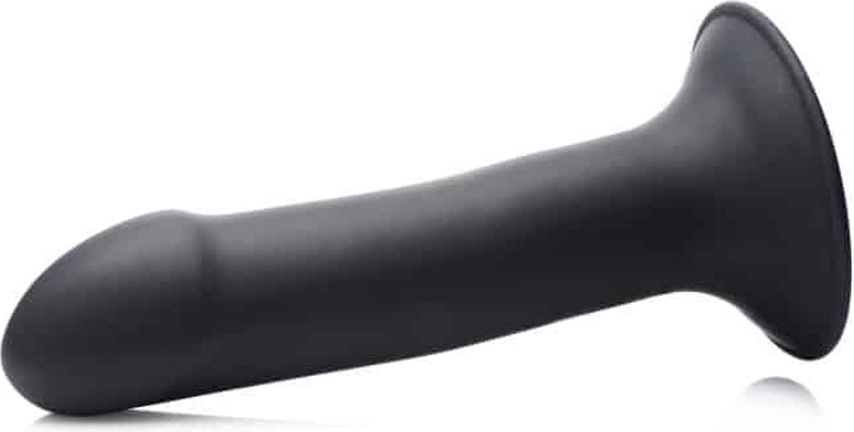 Squeeze-It Phallic Dildo - - Zwart