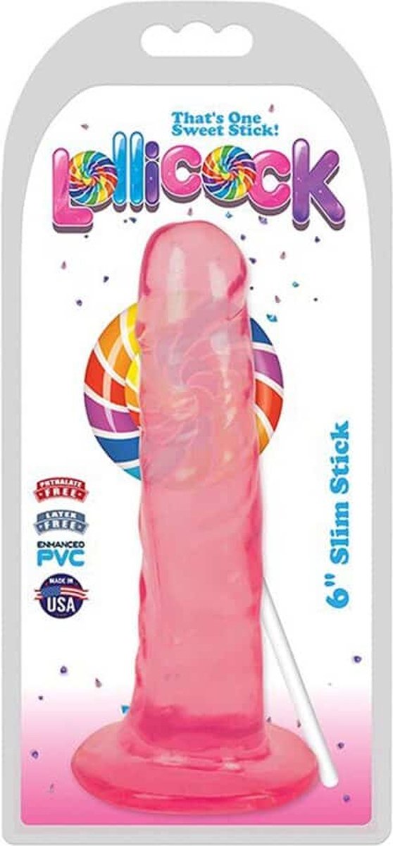 Lollicock Dildo 15 CM - Cherry Ice - Roze