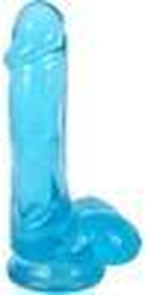 Lollicock Dildo Met Ballen 15 CM - Berry Ice - Blauw