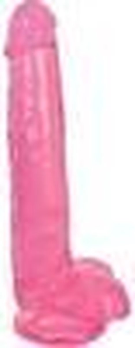 Lollicock Dildo Met Ballen 20 CM - Cherry Ice - Roze
