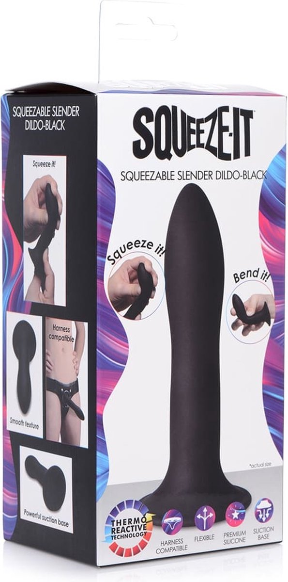 Squeeze-It Buigzame Siliconen Dildo
