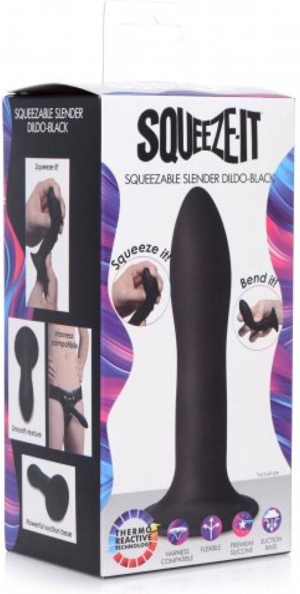 Squeeze-It Buigzame Siliconen Dildo