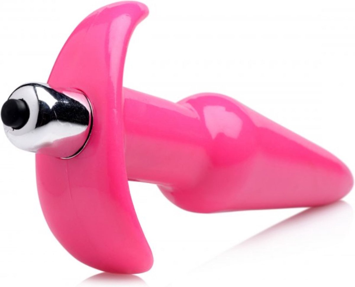 Frisky Smooth Vibrerende Anaalplug - - Roze