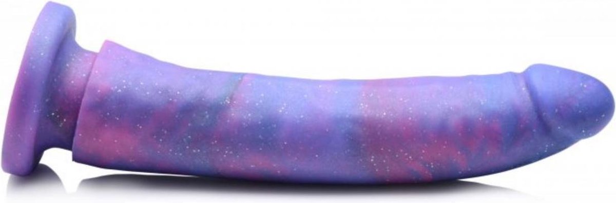 Strap U Magic Stick Siliconen Dildo Met Glitters - 20 cm - Roze