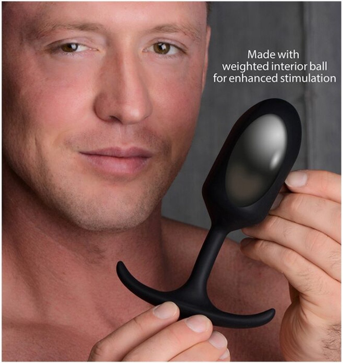 Heavy Hitters Heavy Hitter Verzwaarde Anaal Plug - Large - Zwart