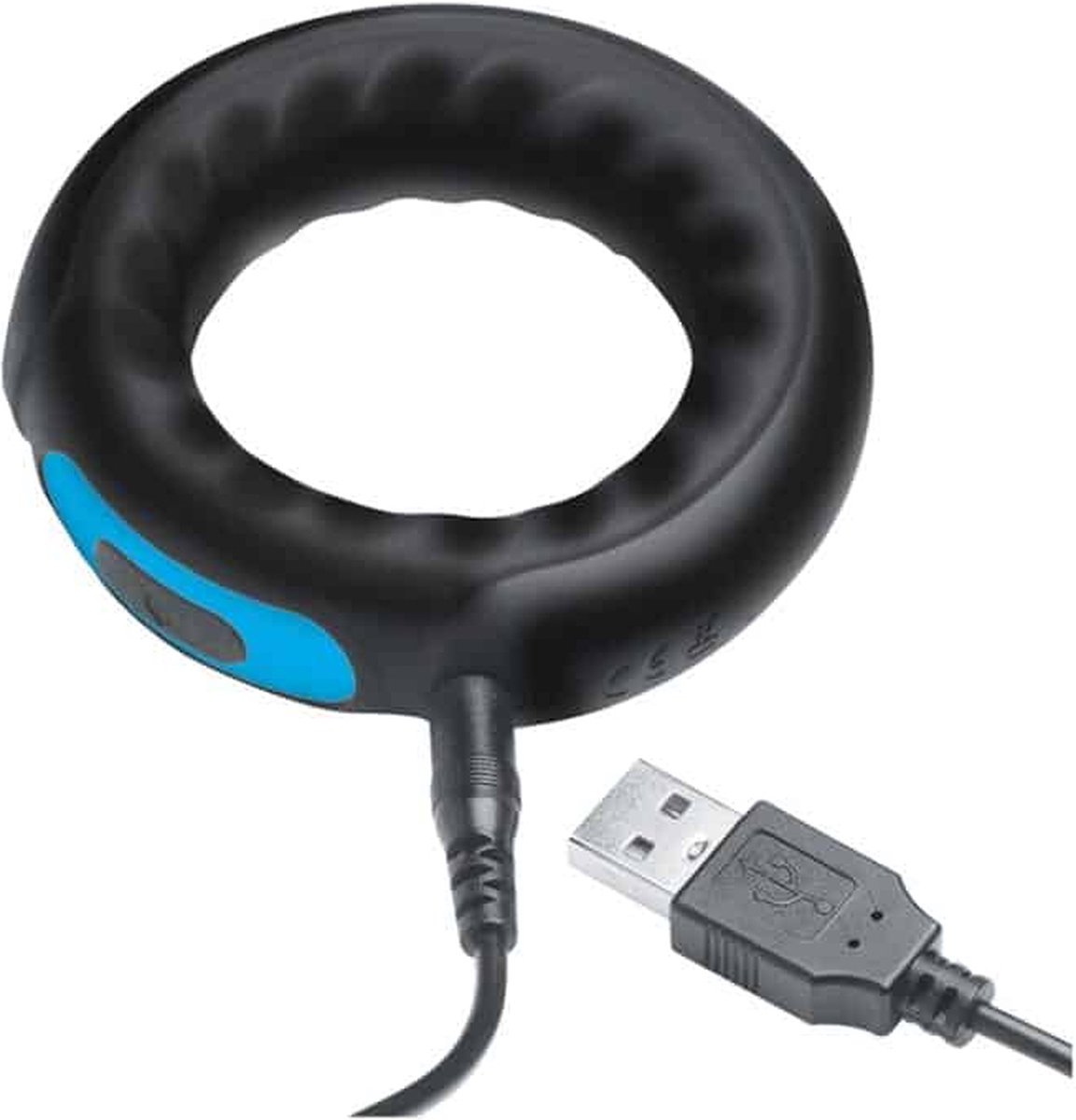 Trinity Vibes Vibrerende Cockring Met Afstandsbediening - Zwart